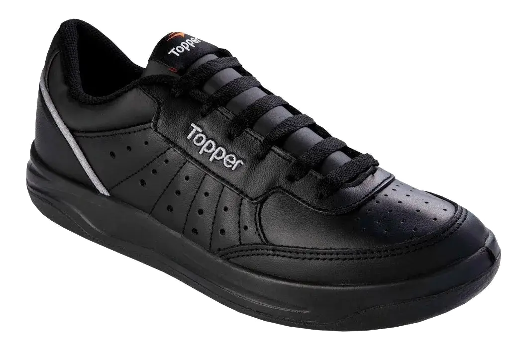 ZAPATILLA TOPPER X FORCER NEGRO GRIS NARANJA